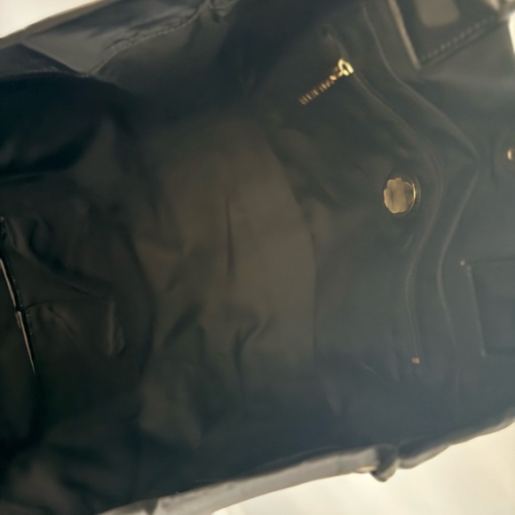 MCM Black Satchel with Silver Accents - Picture 11 of 13